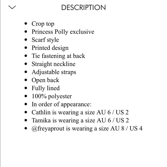 PRINCESS POLLY zebra crop top - Picture 5 of 5